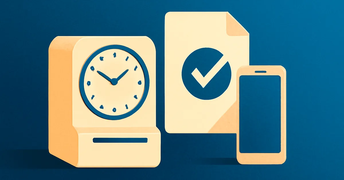 Controle de ponto para equipe externa